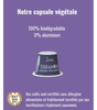 Inès Café Bio 15 Capsules Biodégradables pour Nespresso®