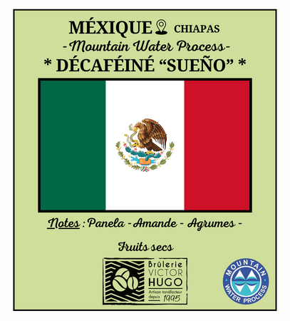 Décaféiné à l'eau / Mountain Water Process - MEXIQUE / Chiapas 