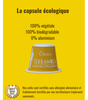 Sir Oscar Café Bio 15 Capsules Biodégradables pour Nespresso®